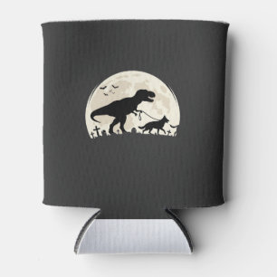 Porta-lata Silhueta da Lua do Dinossauro de Halloween do Past