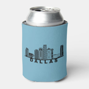 Porta-lata Silhueta do Horizonte de Dallas