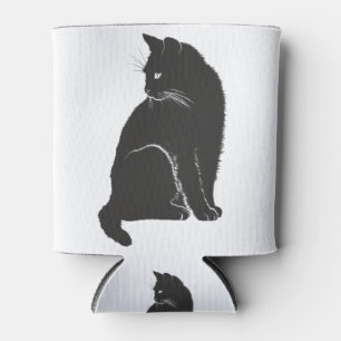 Porta-lata Silhute de sombra de gato