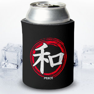 Porta-lata Símbolo Japonês de Paz - Caligrafia Japonesa