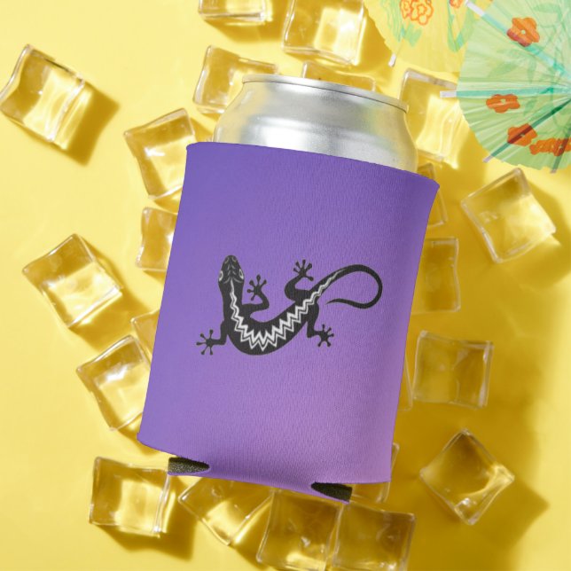 Porta-lata Símbolo Nativo Americano Lizard (Verão in situ)