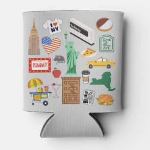 Porta-lata Símbolos da Cidade de Nova York