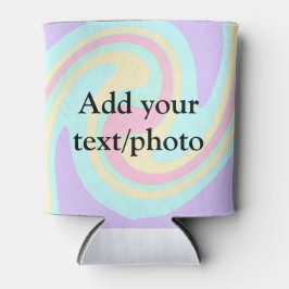 Porta-lata Simples acrilato de fluido adicione seu nome de te