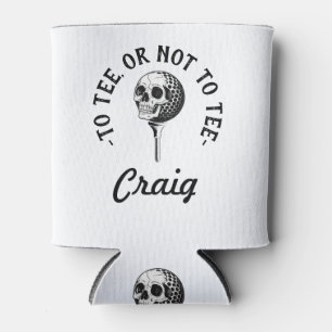 Porta-lata Simples citação de Golfer Engraçado Personalizado