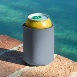 Porta-lata Simples cor azul pombo empoeirada