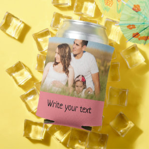 Porta-lata simples e mínimo adicione seu texto foto      chr