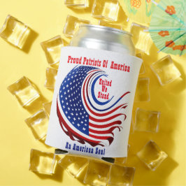 Porta-lata Simplesmente Inspirados Patriotas Orgulhosos da Am