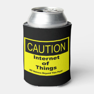 Porta-lata Sinal de Aviso de Caução IoT da Internet das Coi