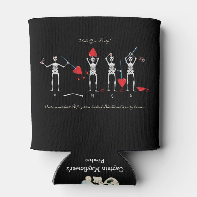 Porta-lata Sinalizador Da Barba Negra Do CAPITÃO MAYFLOWER (Traseira)