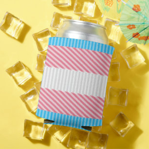 Porta-lata Sinalizador do Abstrato Transgender Pride Stripe F