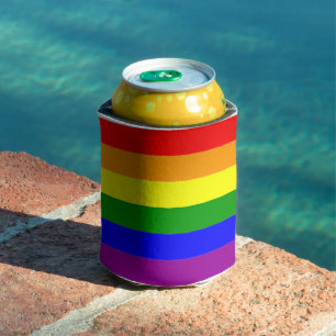 Porta-lata Sinalizador do Orgulho Arco-Íris LGBTQIA+