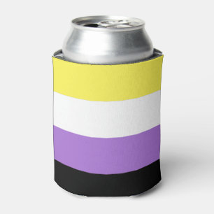Porta-lata Sinalizador do Orgulho Não Binário
