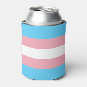 Porta-lata Sinalizador do Orgulho Transgênero