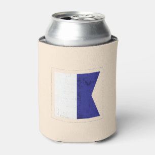 Porta-lata Sinalizador do sinal "A" na letra náutica