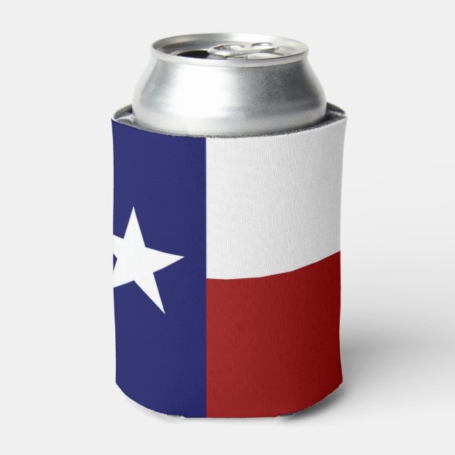 Porta-lata Sinalizador Patriótico Legal do Texas (Can Front)