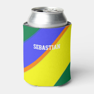 Porta-lata Sinalizador Personalizado do Orgulho gay Rainbow