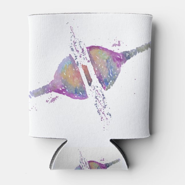 Porta-lata Sinapse de Aquarela.....Arte Médica (Frente)