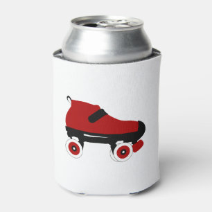 Porta-lata skate vermelho do cilindro quádruplo