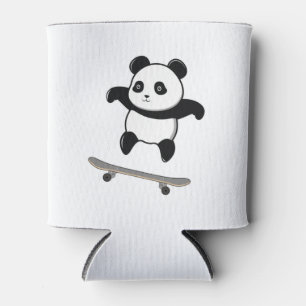 Porta-lata Skateboard de Panda Bebê