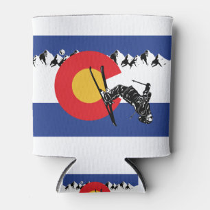 Porta-lata Skier-in — Colorado-Flag