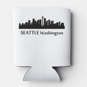 Porta-lata Skyline da arquitectura da cidade de Seattle
