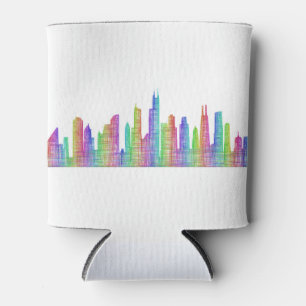 Porta-lata Skyline da cidade de Chicago