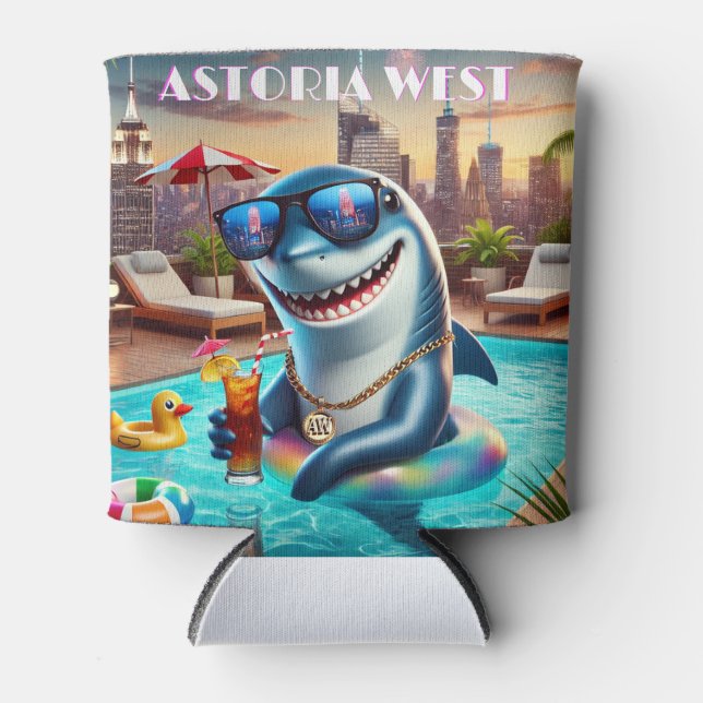 Porta-lata Slim Can Cooler Sharries Aries Zodiac AW (Frente)