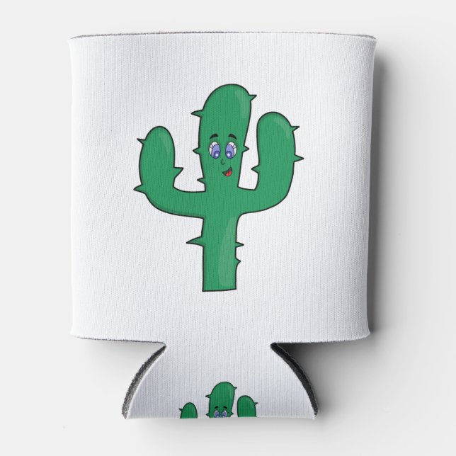 Porta-lata Smiling Cactus (Frente)