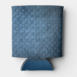 Porta-lata Smokey Blue Metal Image Add Custom Name