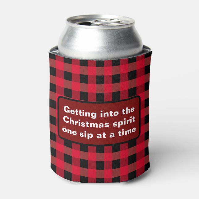 Porta-lata Snarky Christmas Spirit  (Can Front)