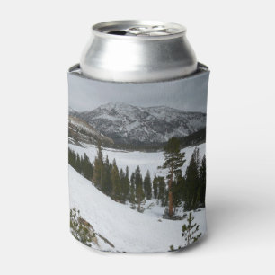 Porta-lata Snowy Ellery Lake California Fotografia de inverno