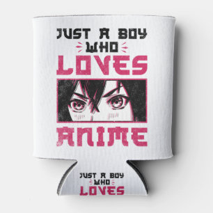 Porta-lata Só um rapaz que ama anime Weeb Otaku