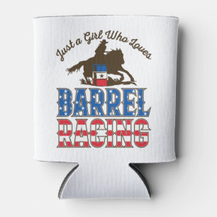 Porta-lata Só uma garota que ama a corrida de barris