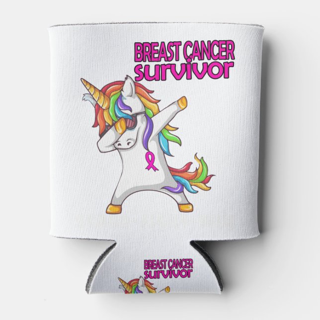 Porta-lata Sobrevivência do CÂNCER DA MAMA (Frente)