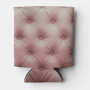 Porta-lata Sofá De Couro Rosa, Fundo Texturizado.