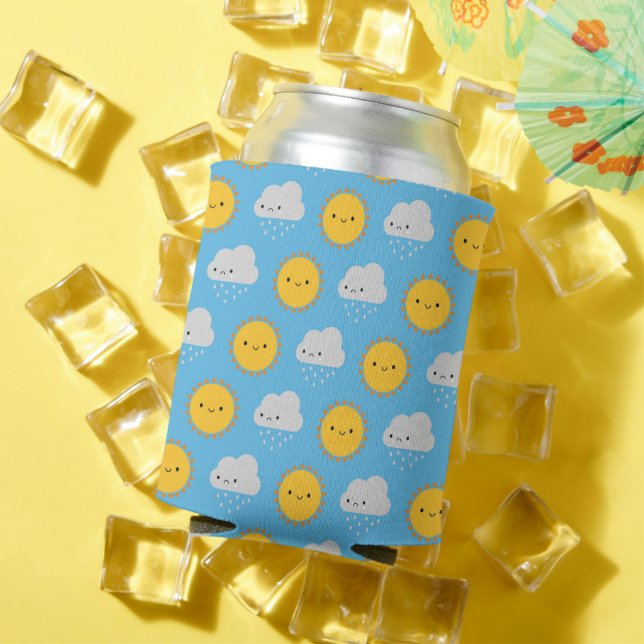 Porta-lata Sol e Chuva Kawaii (Verão in situ)