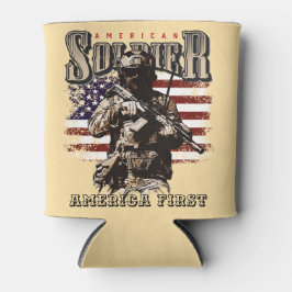 Porta-lata Soldado Americano consegue resfriar