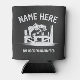 Porta-lata Sombra de Dock com Nome Personalizado de Robalo