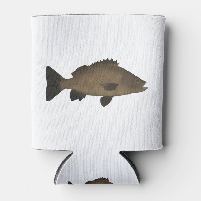 Porta-lata Sooty Grunter (Frente)