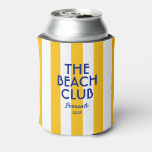 Porta-lata Sorrento Yellow Cabana Stripe do Beach Club