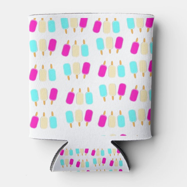 Porta-lata sorvete três cores (Frente)