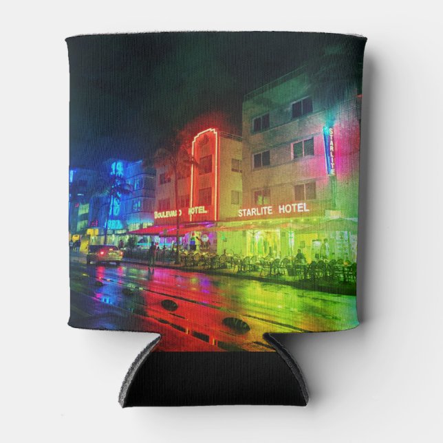 Porta-lata South Beach, Miami, Florida Art Deco (Frente)