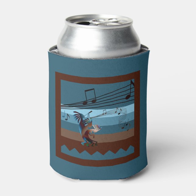 Porta-lata Southwest Kokopelli Music Can Cooler (Can Front)