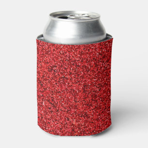 Porta-lata Sparkles vermelhos chamativos à moda do Sequin