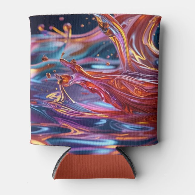 Porta-lata Splashing Color Liquids (Frente)