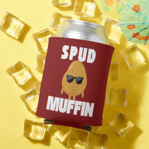 Porta-lata Spud Muffin Funny Potato Pun