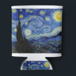 Porta-lata Starry Night por Vincent Van Gogh<br><div class="desc">Starry Night por Vincent Van Gogh pintando mestre de arte da obra-prima belo impressionismo pintando cor vibrante belíssima paisagem paisagem paisagem arte postada decoração</div>