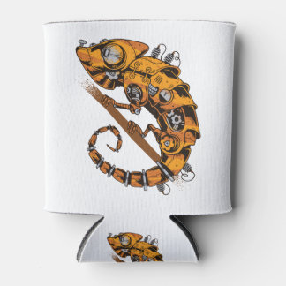 Porta-lata Steampunk Chameleon