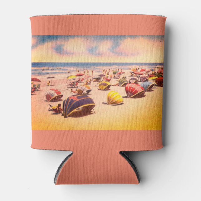 Porta-lata Steward Beach, Galveston, Texas (Frente)