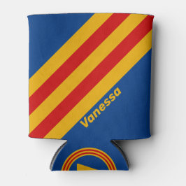 Porta-lata Stripes Aquecidas Retroativas com Nome